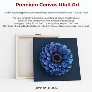 Zinnia Bloom Art