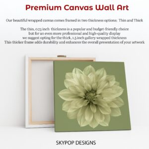 Dahlia Bloom Art