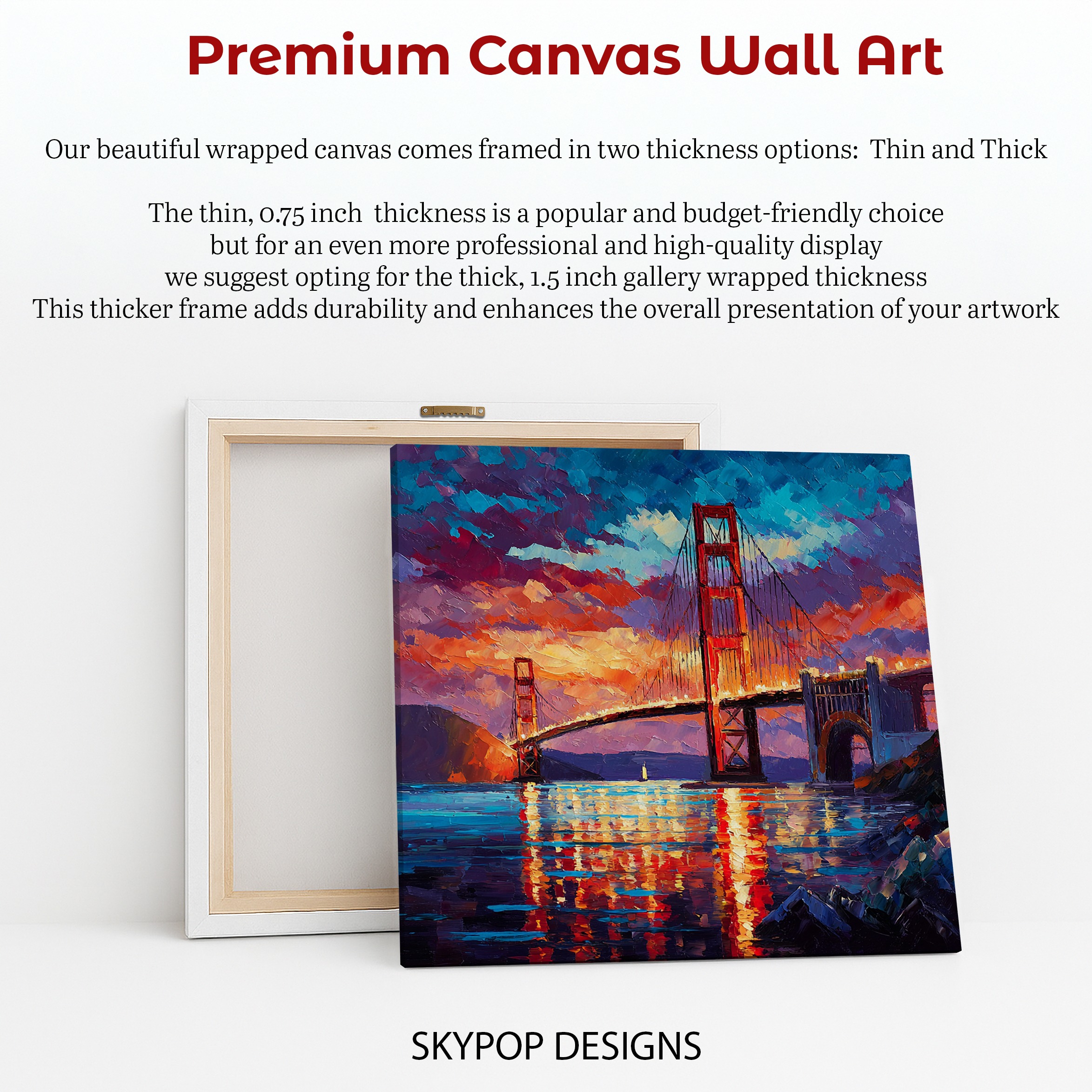 6.jpg Golden Gate Bridge Sunset Art