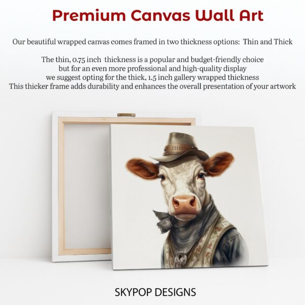 Cowboy Highland Cow Art