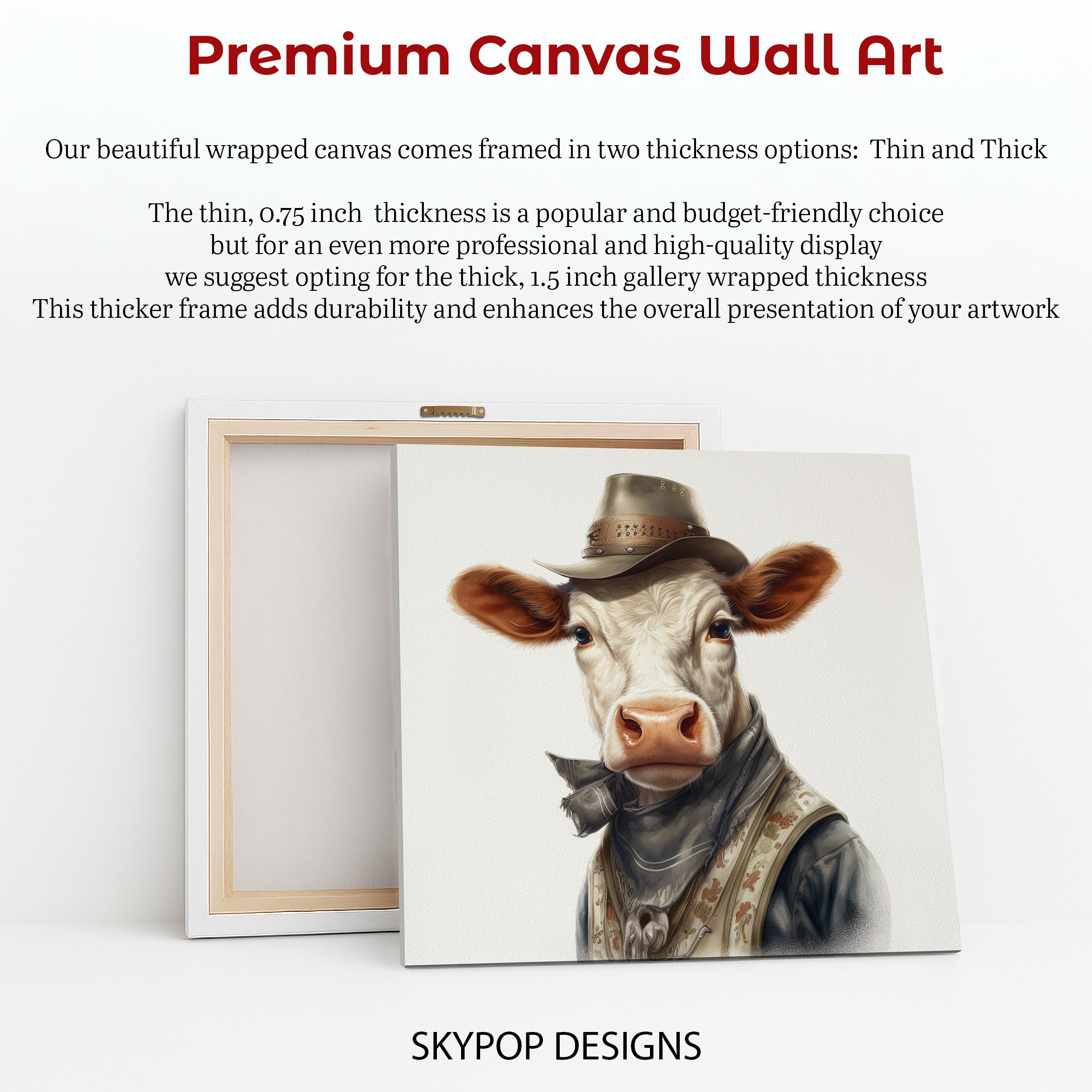 6.jpg Cowboy Highland Cow Art