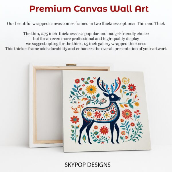 Deer Floral Art