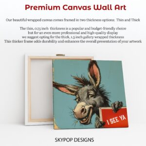 Donkey Says I See Ya Art
