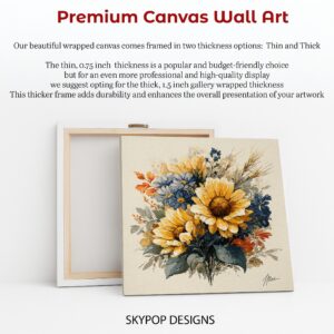 Sunflower Bouquet Art