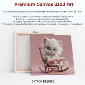 Cat Reading Art