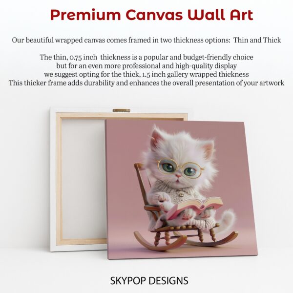 Cat Reading Art
