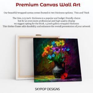 Vibrant Floral Bouquet Art