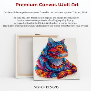 Psychedelic Cat Art