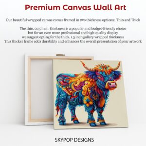 Highland Cow Art