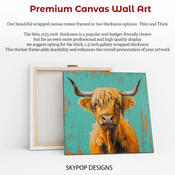 Highland Cow Art