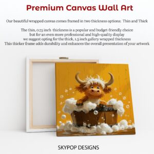 Highland Cow Art
