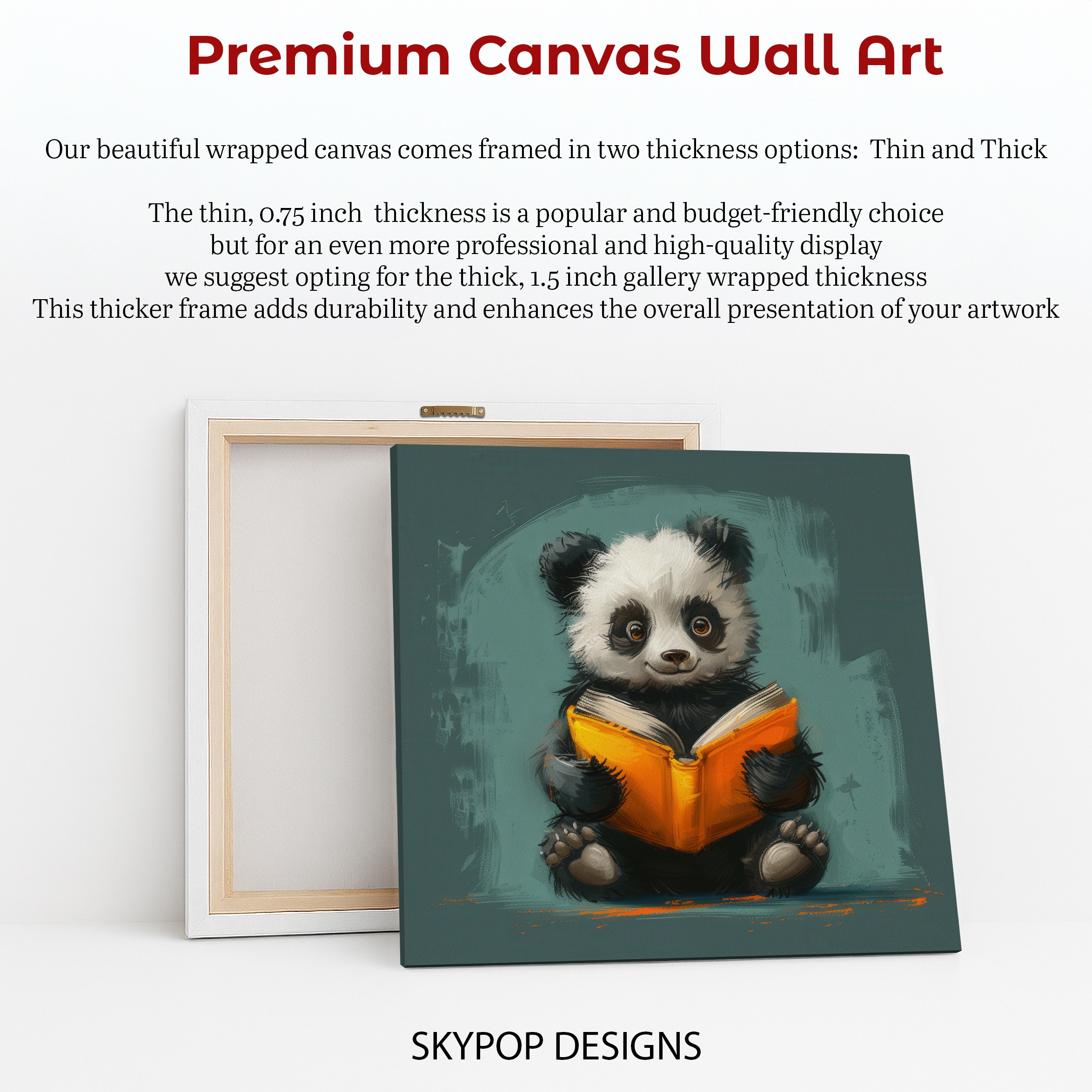 6.jpg Panda Reading Art