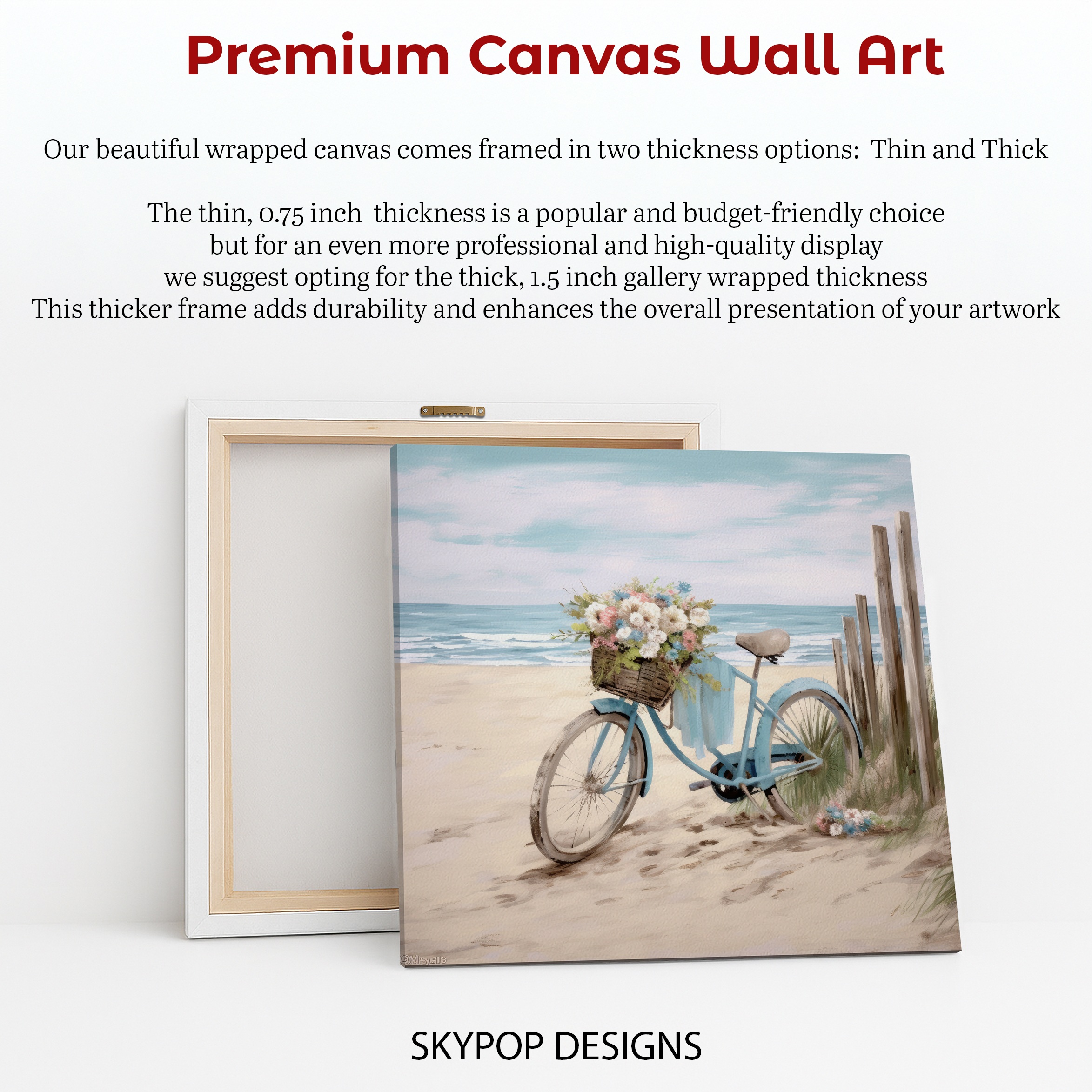 6.jpg Beach Bicycle Blossom Art