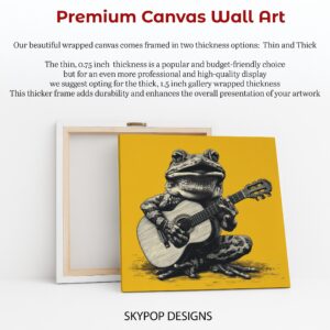 Frog Guitarist Art