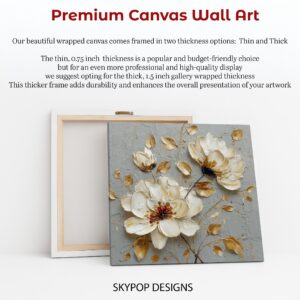 Gold Floral Art