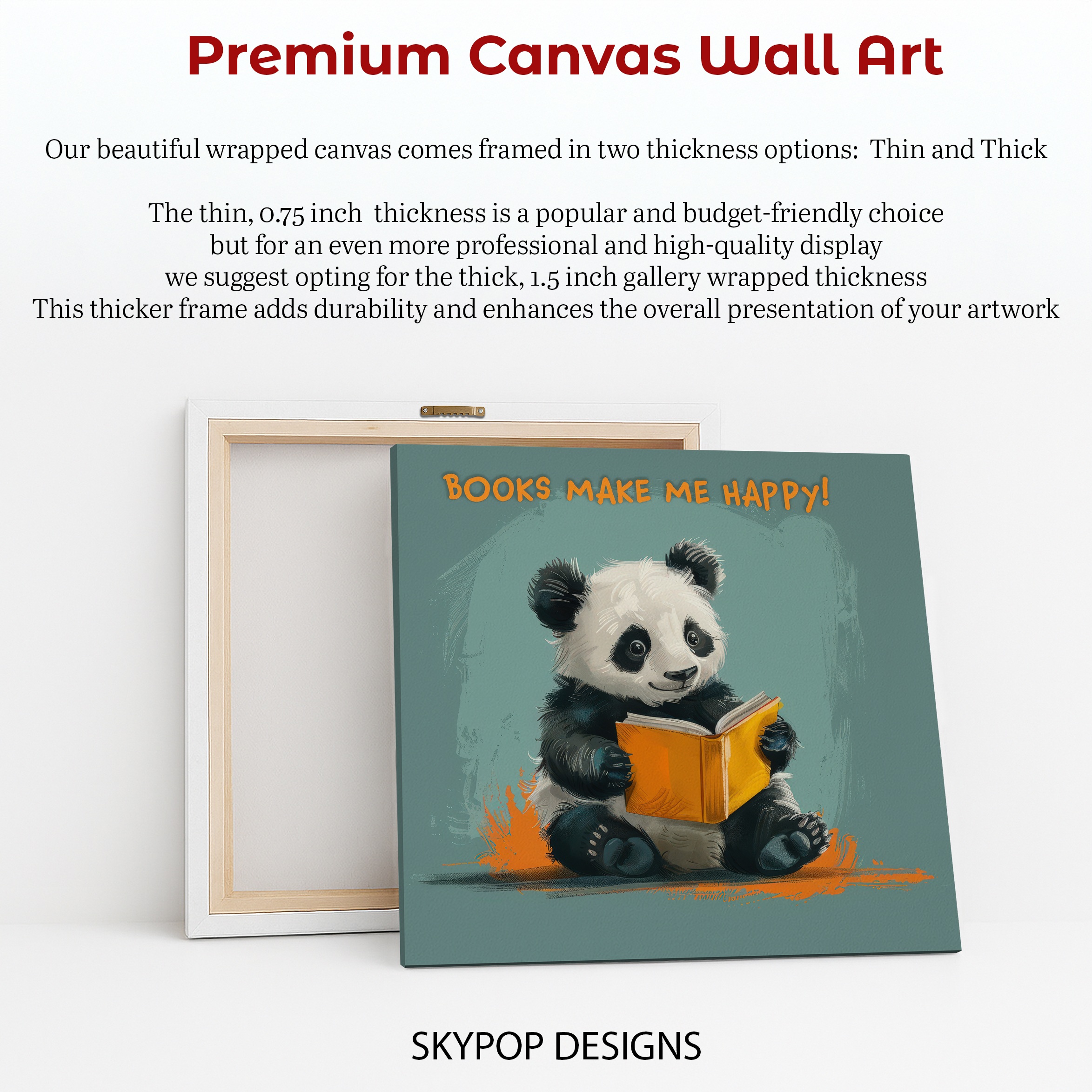 6.jpg Panda Reading Book Art