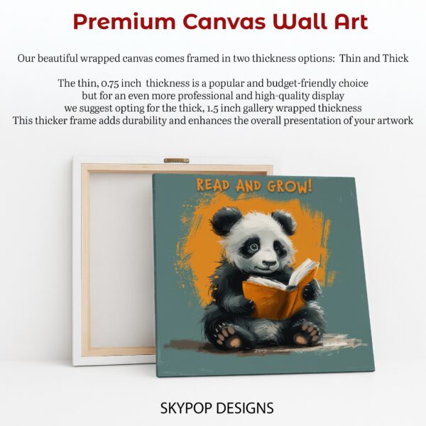 Panda Reading Art