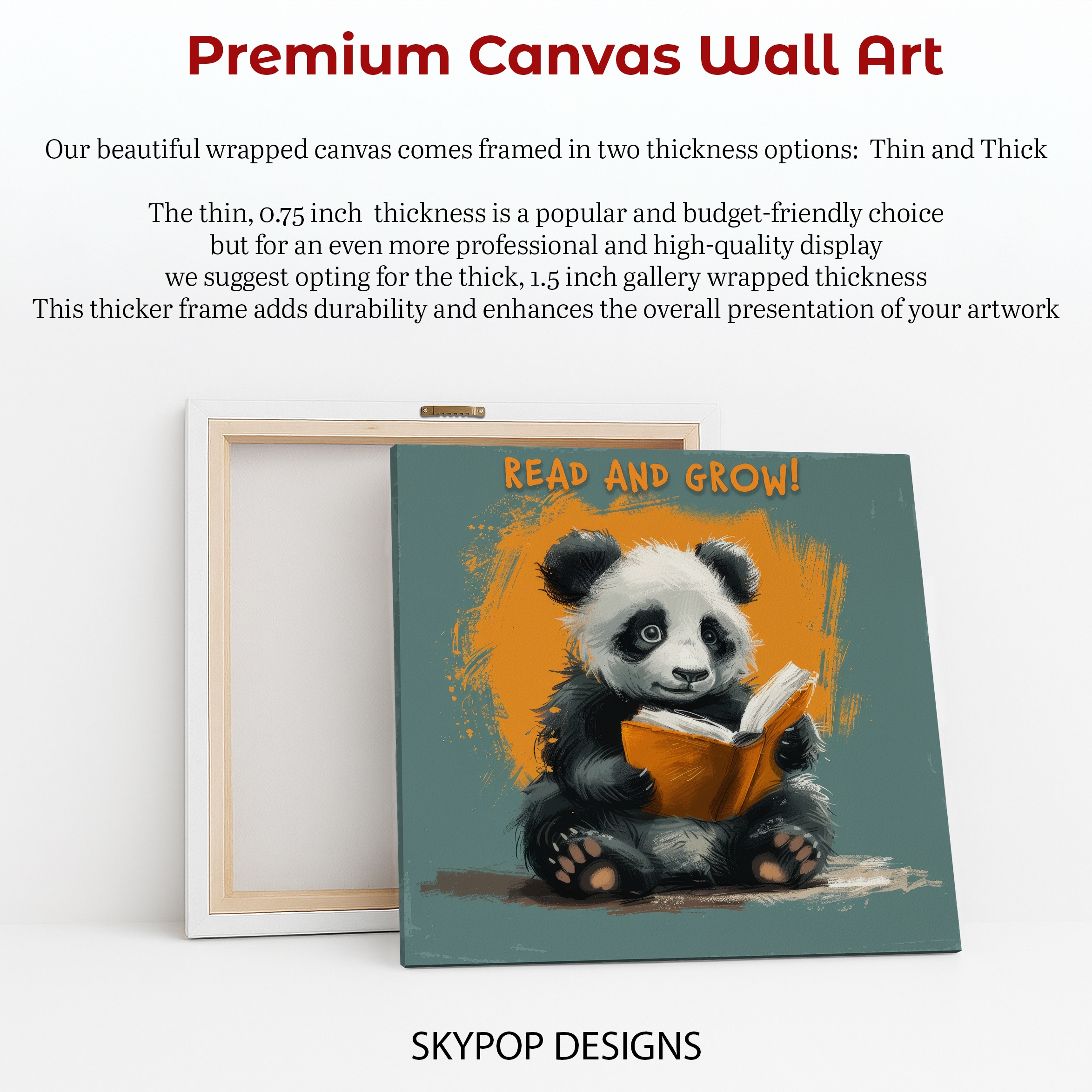 6.jpg Panda Reading Art