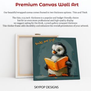 Penguin Reading Art