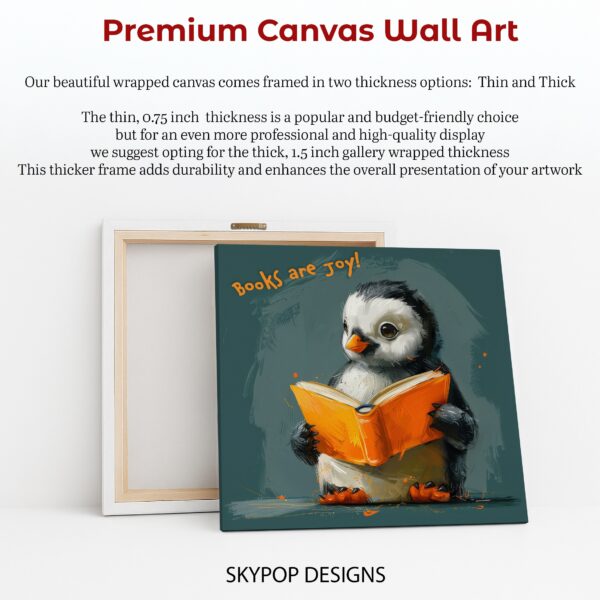 Penguin Reading Art