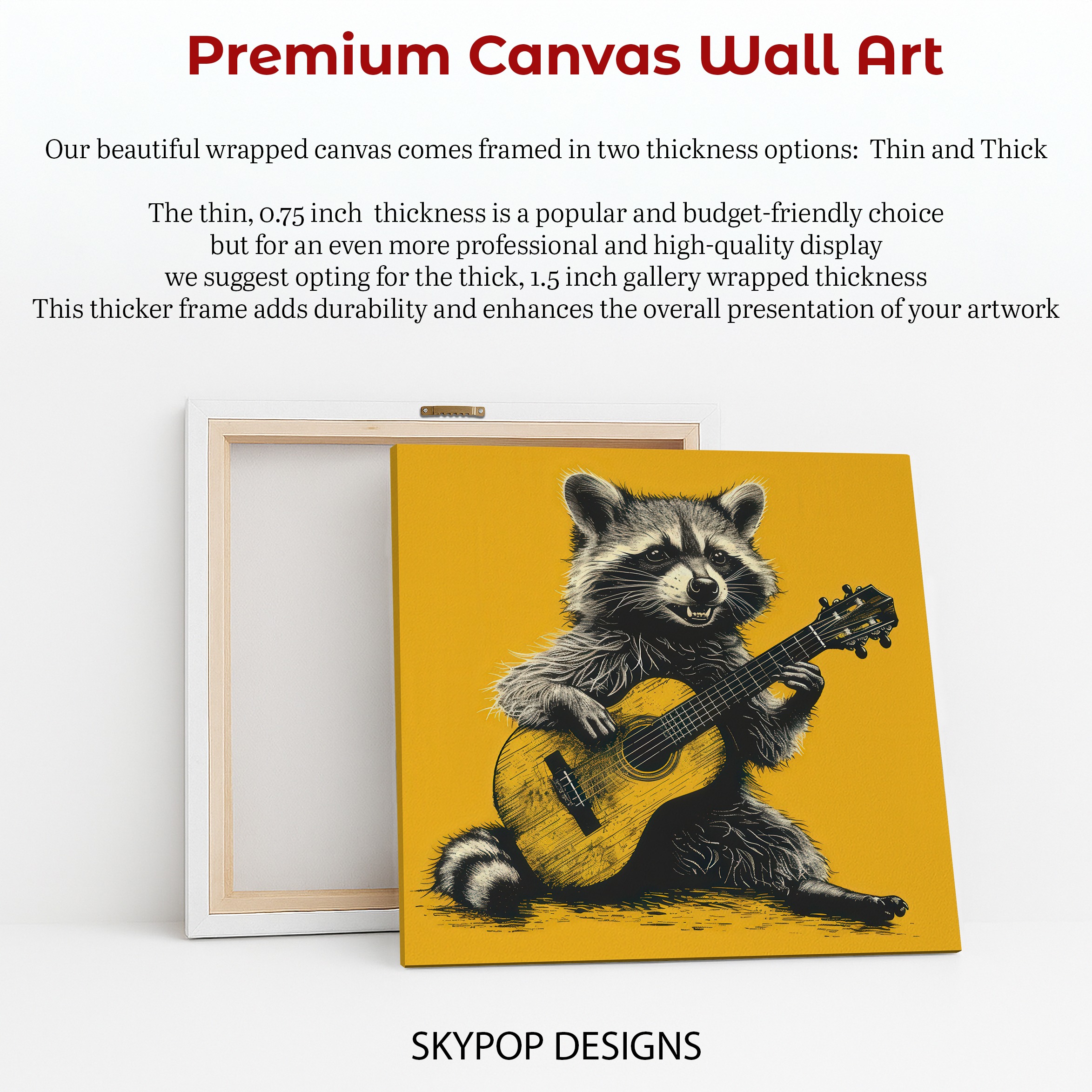 6.jpg Raccoon Rock Star Art