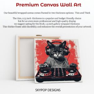 DJ Cat Rockstar Art