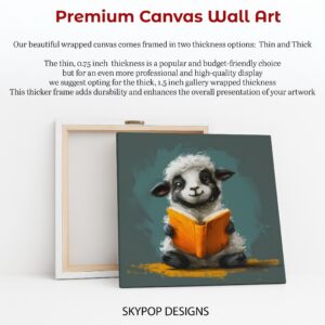Sheep Reading Art