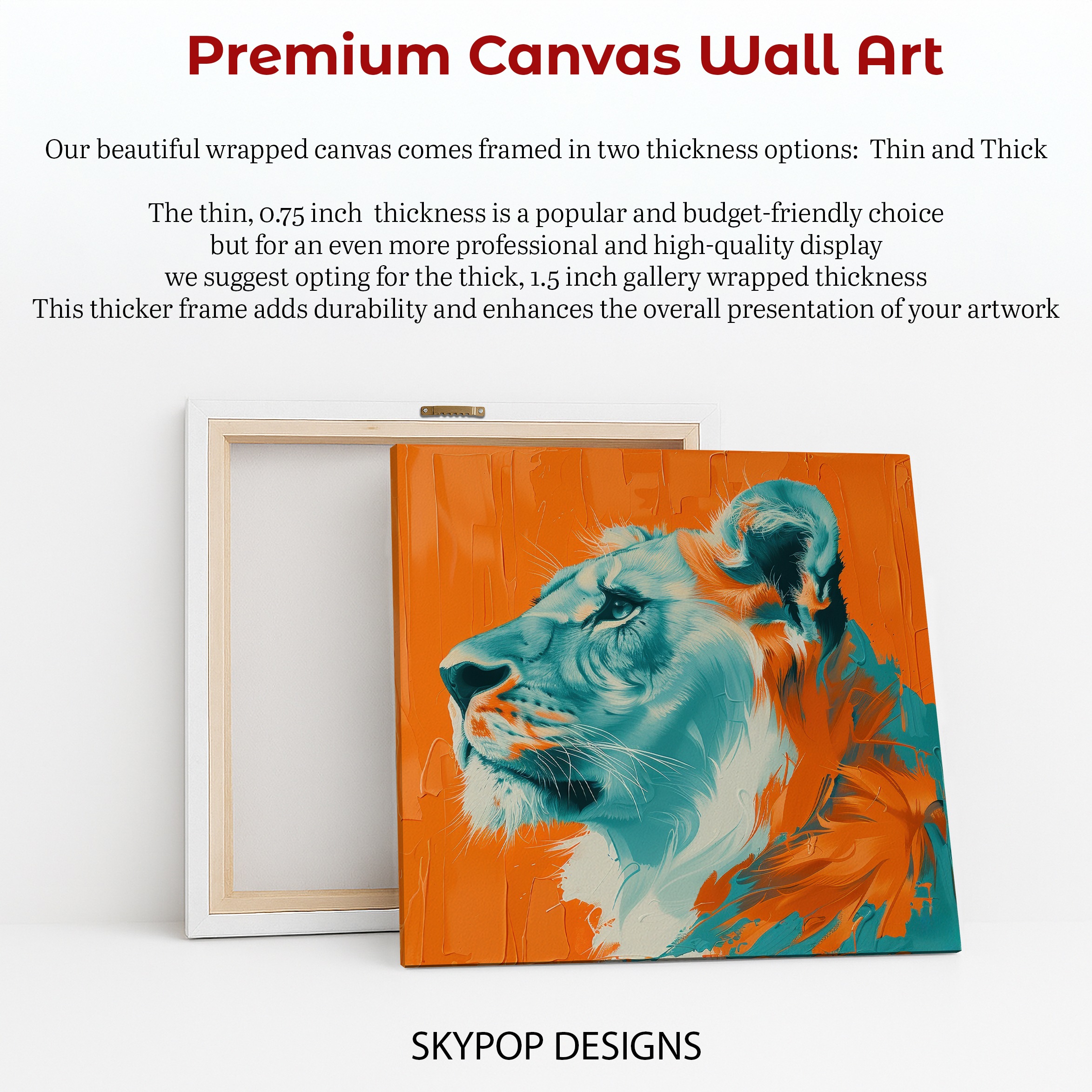 6.jpg Lion Abstract Art