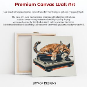 Cat DJ Vinyl Art
