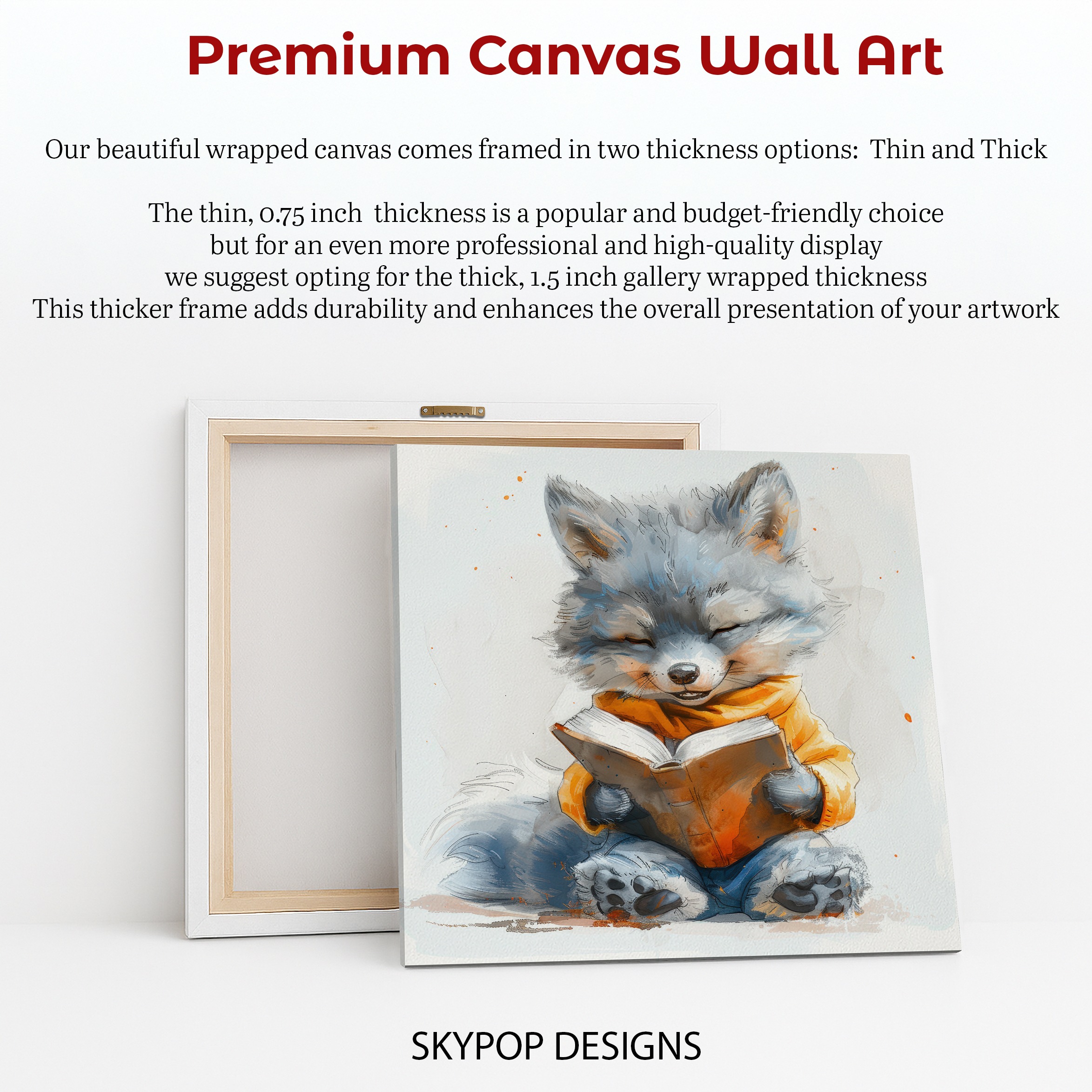 6.jpg Fox Reading Art