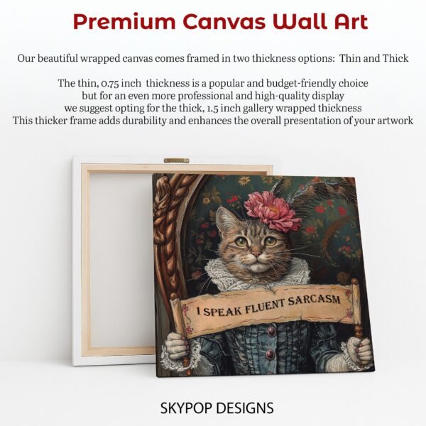 Sarcastic Cat Art