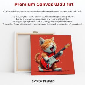 Kitten Guitar Art