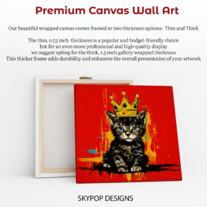 King Cat Crown Art