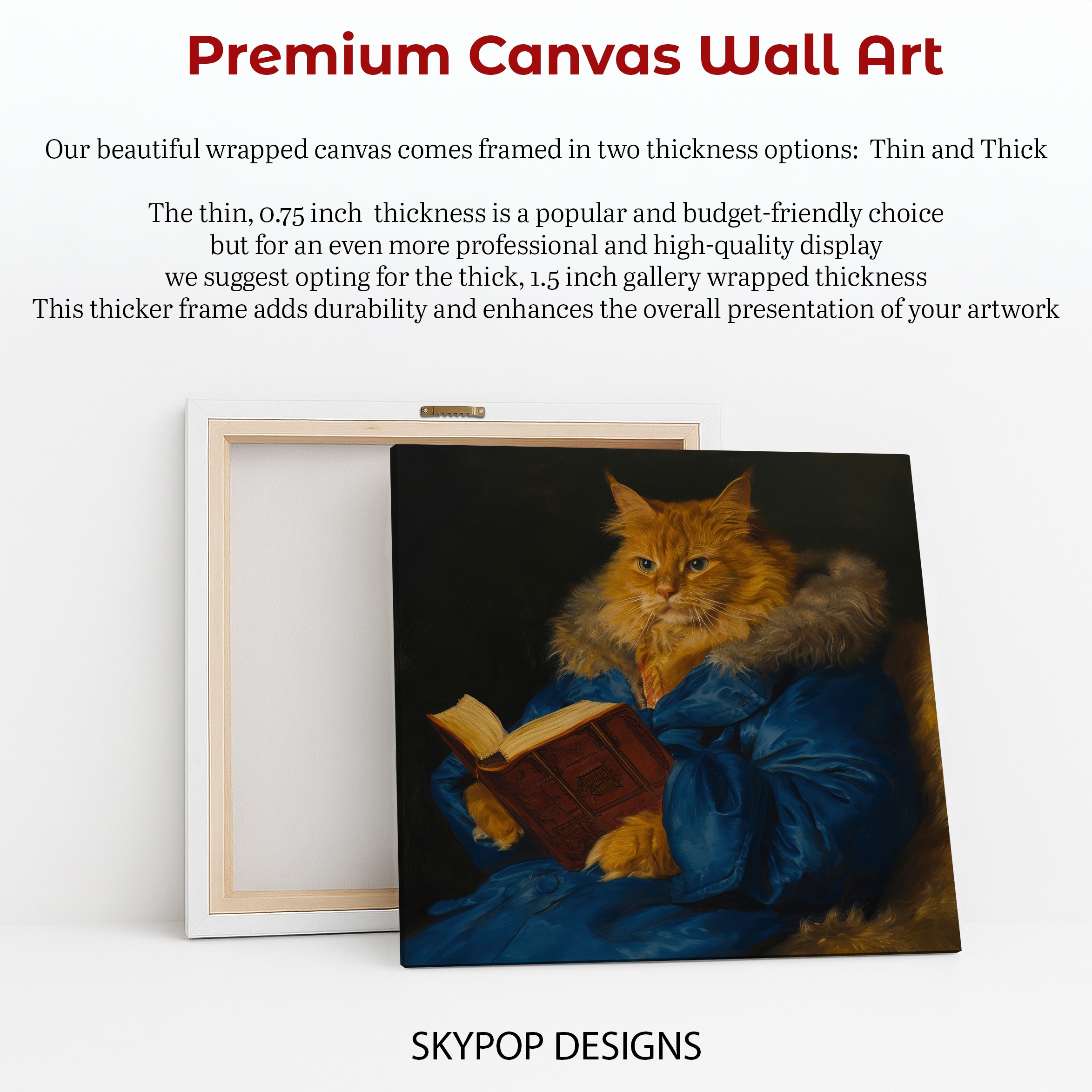 6.jpg Cat Reading Art