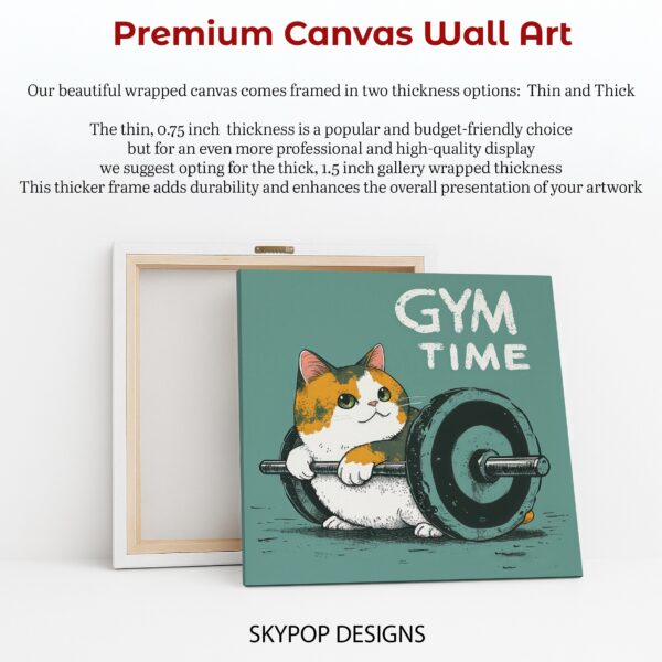 Cat Gym Time Art