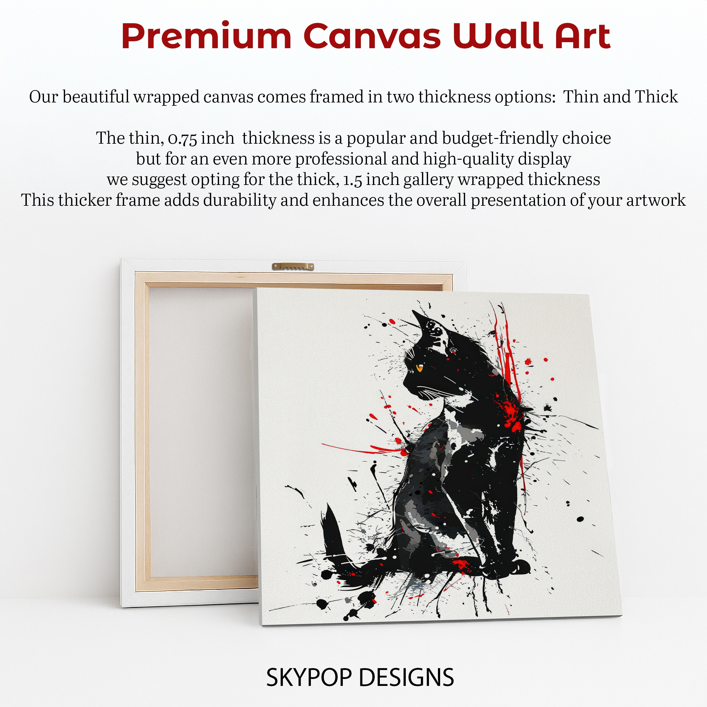 6.jpg Black Cat Splatter Art