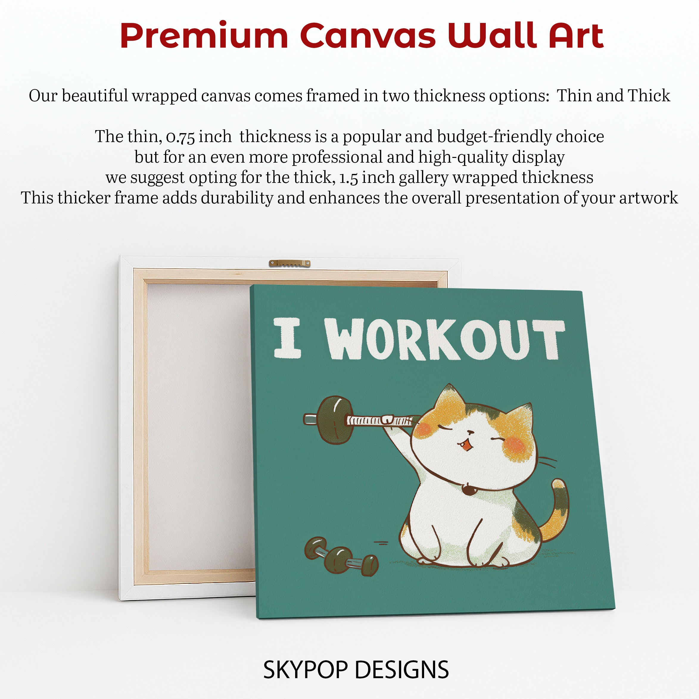6.jpg Cat Gym Workout Art