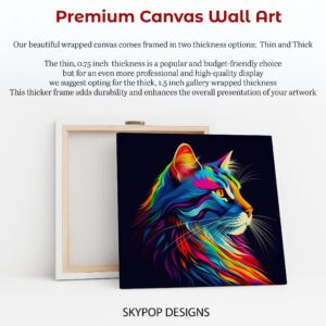Rainbow Cat Art