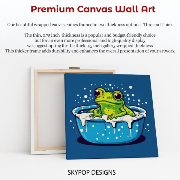 Frog Bath Art