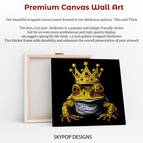 Frog King Crown Art
