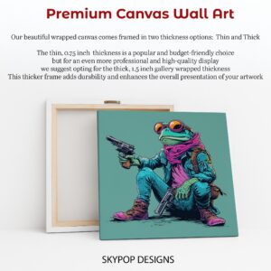 Frog Gunslinger Art
