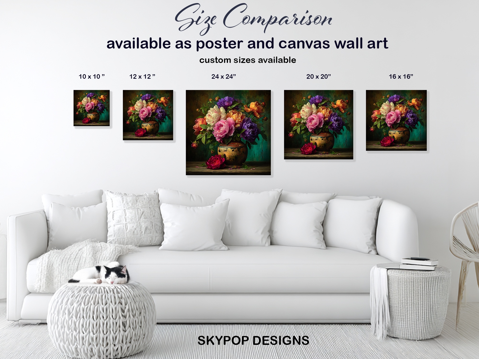 7.jpg Vibrant Peony Bouquet Art