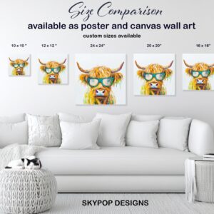 Highland Cow Art