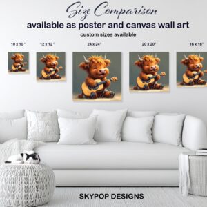 Highland Cow Art
