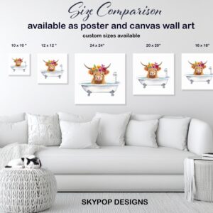 Highland Cow Art