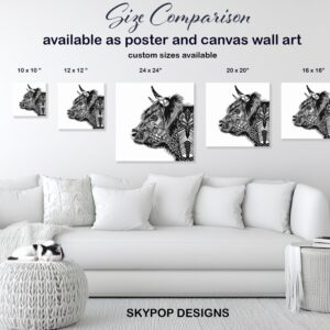 Highland Cow Art