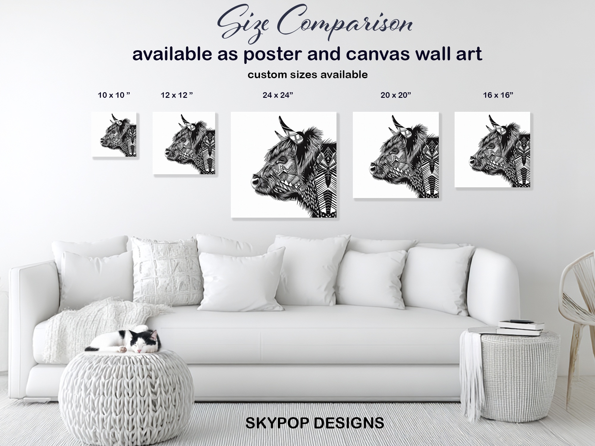 7.jpg Highland Cow Art