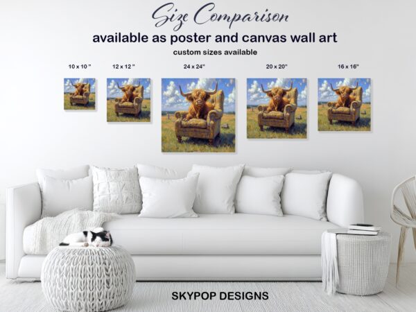 Highland Cow Art