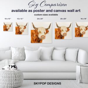 Highland Cow Art