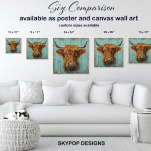 Highland Cow Art